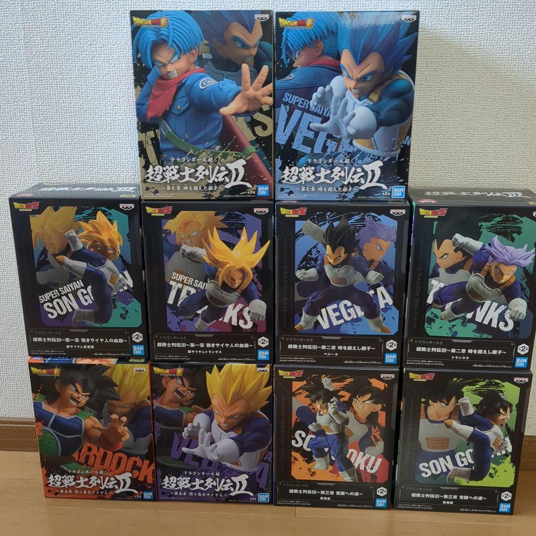 未開封品　ドラゴンボールフィギュア　超戦士列伝5セット10体まとめ売り