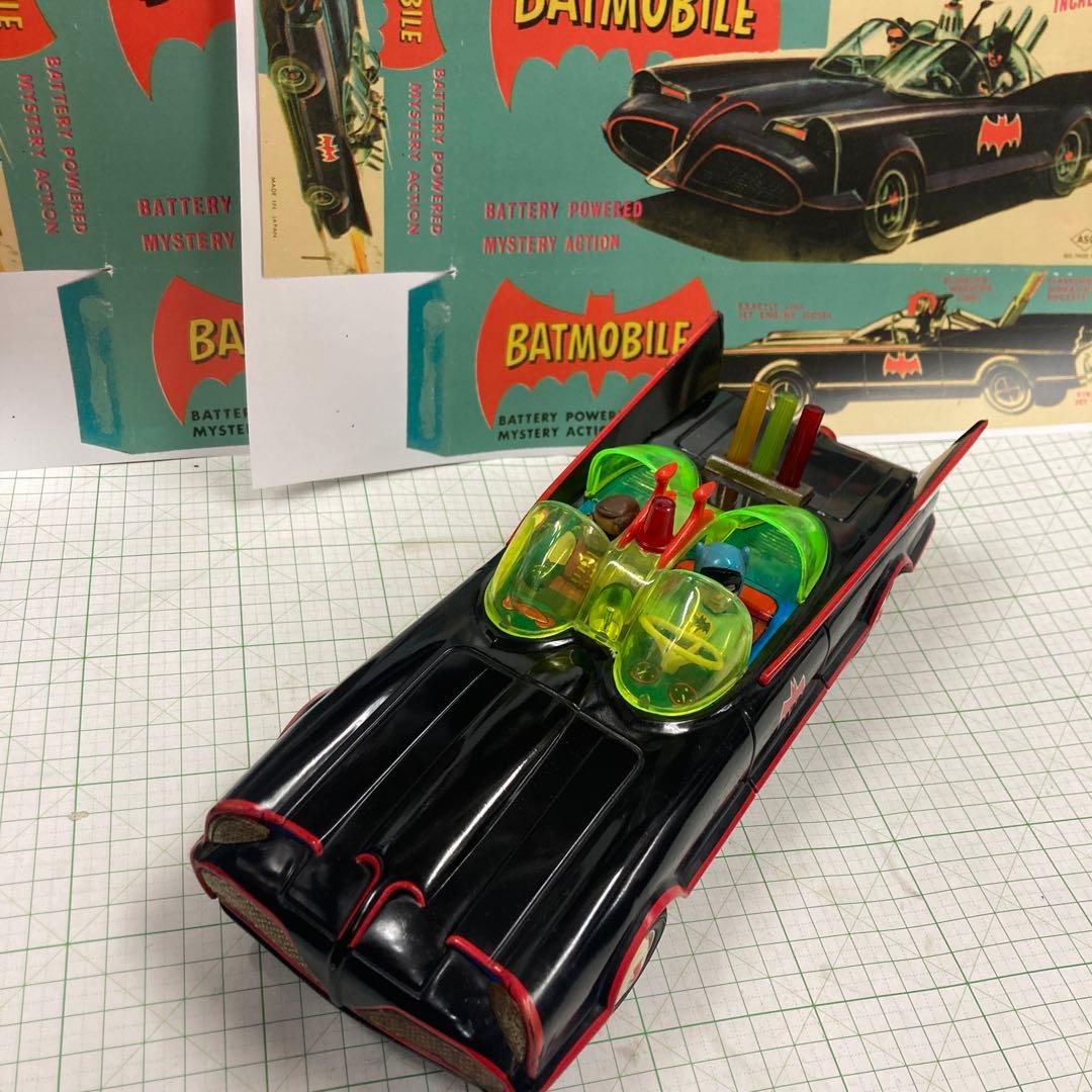 1960年代アオシン製の初期の珍しい黒の バットマンかー黒は！殆ど出