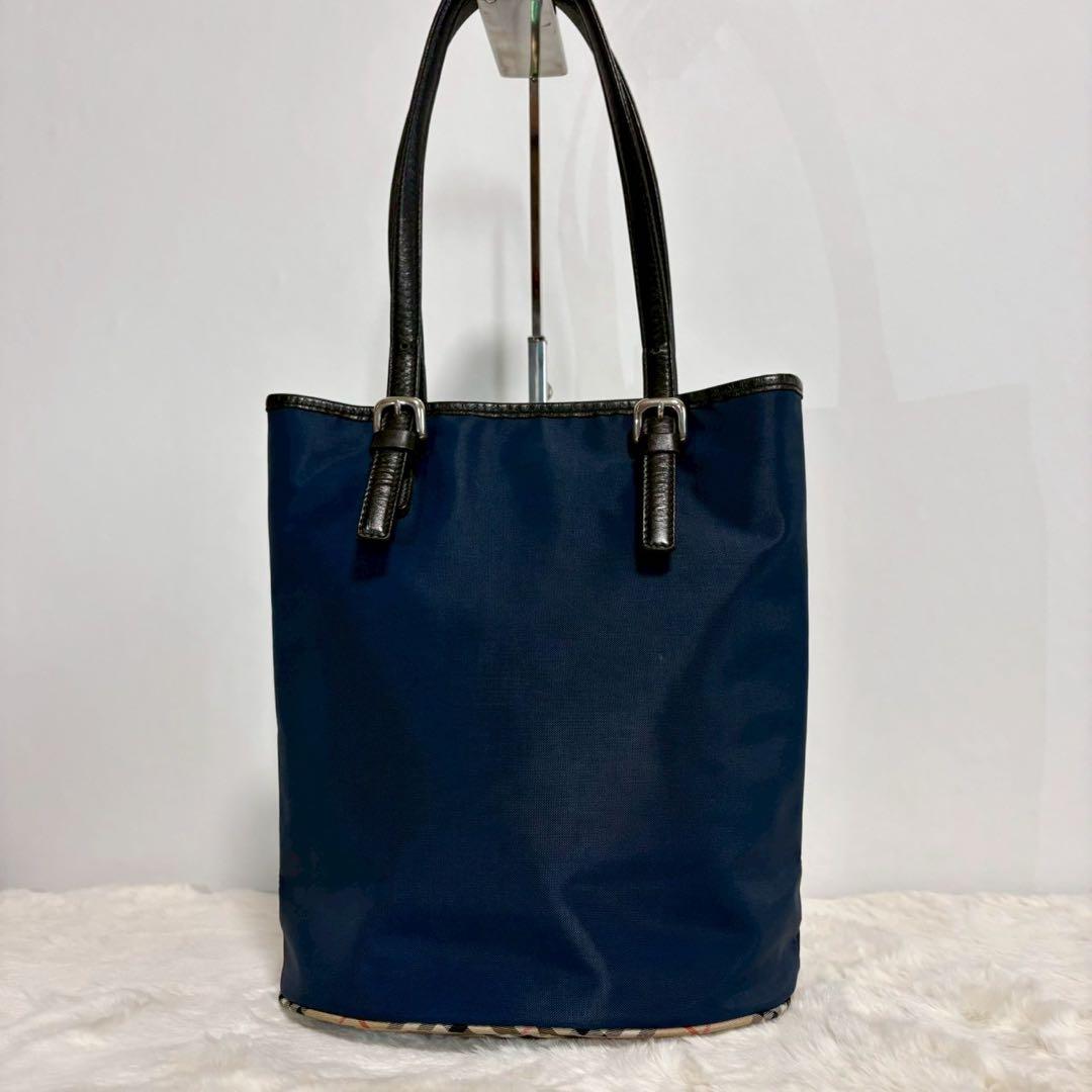 美品】バーバリー ブルーレーベル トートバッグ ハンドバッグ ノバ