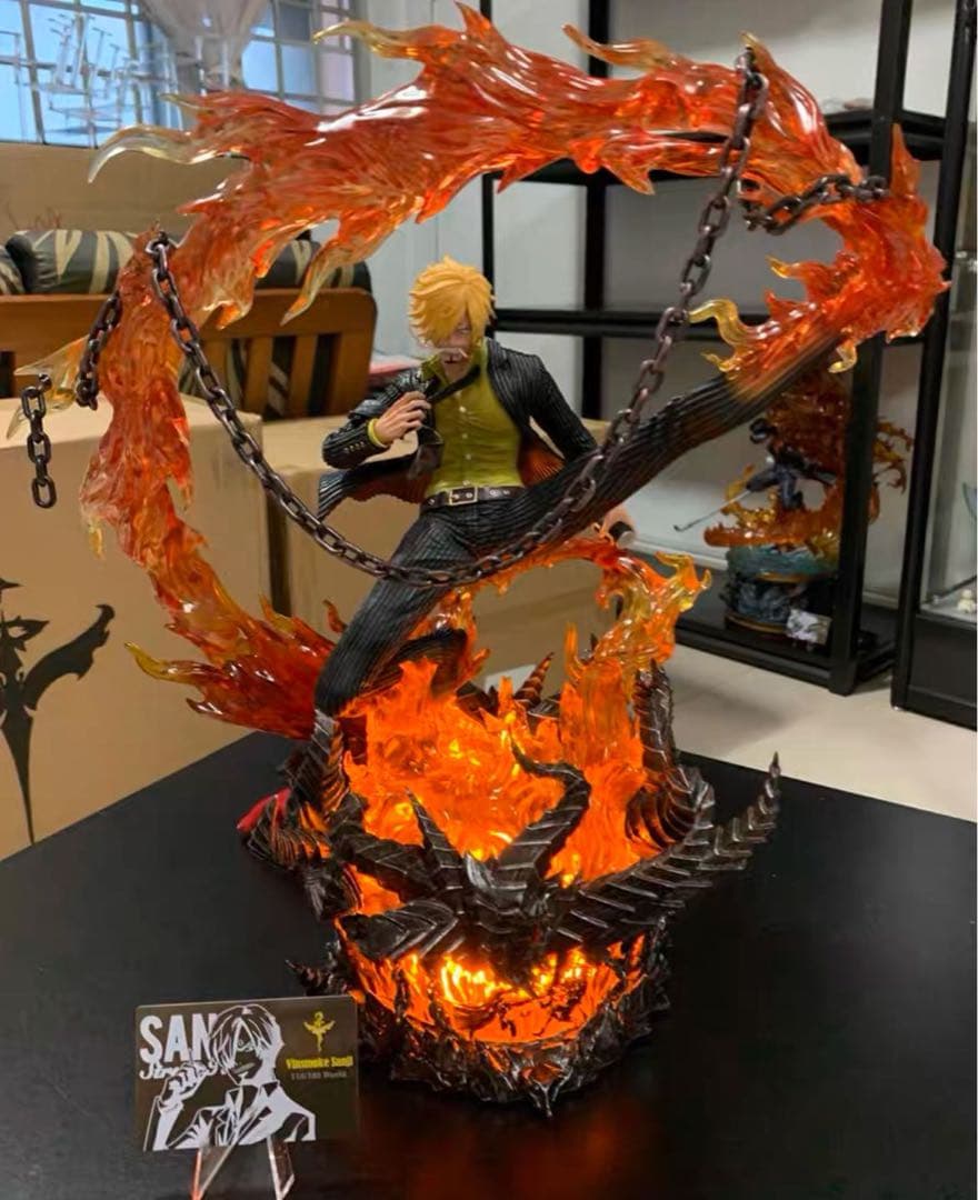 ONE PIECE サンジ ガレージキット ガレキ スタチュー①④ ワンピース Yz サンジ ガレージキット ガレキ スタチュー フィギュア