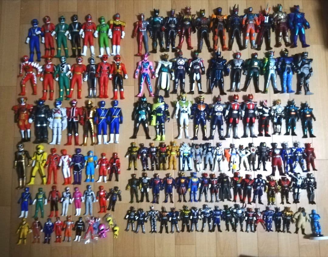 仮面ライダー　ソフビフィギュア 　130体セット