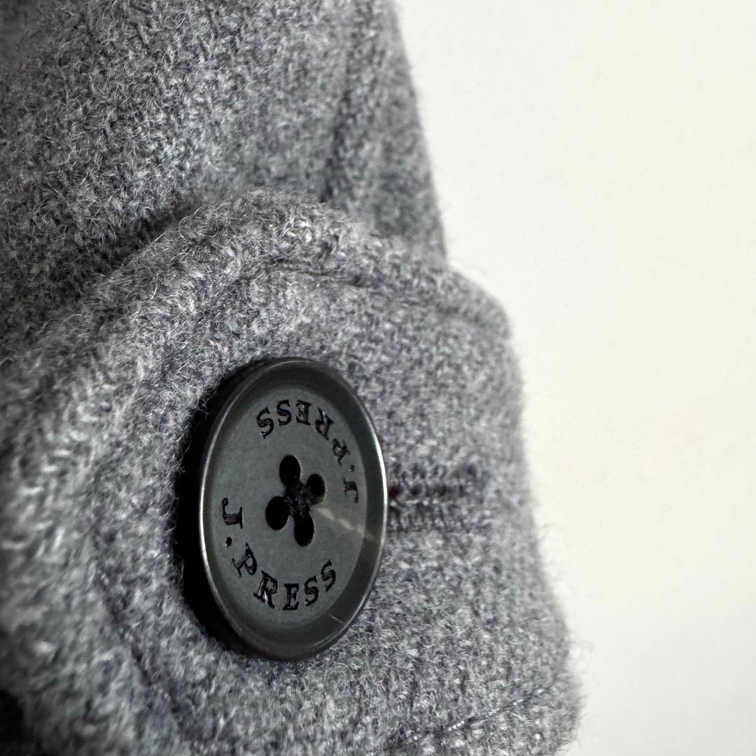 極美品】ジェイプレス/スーパー100S二重織メルトンダッフルコート