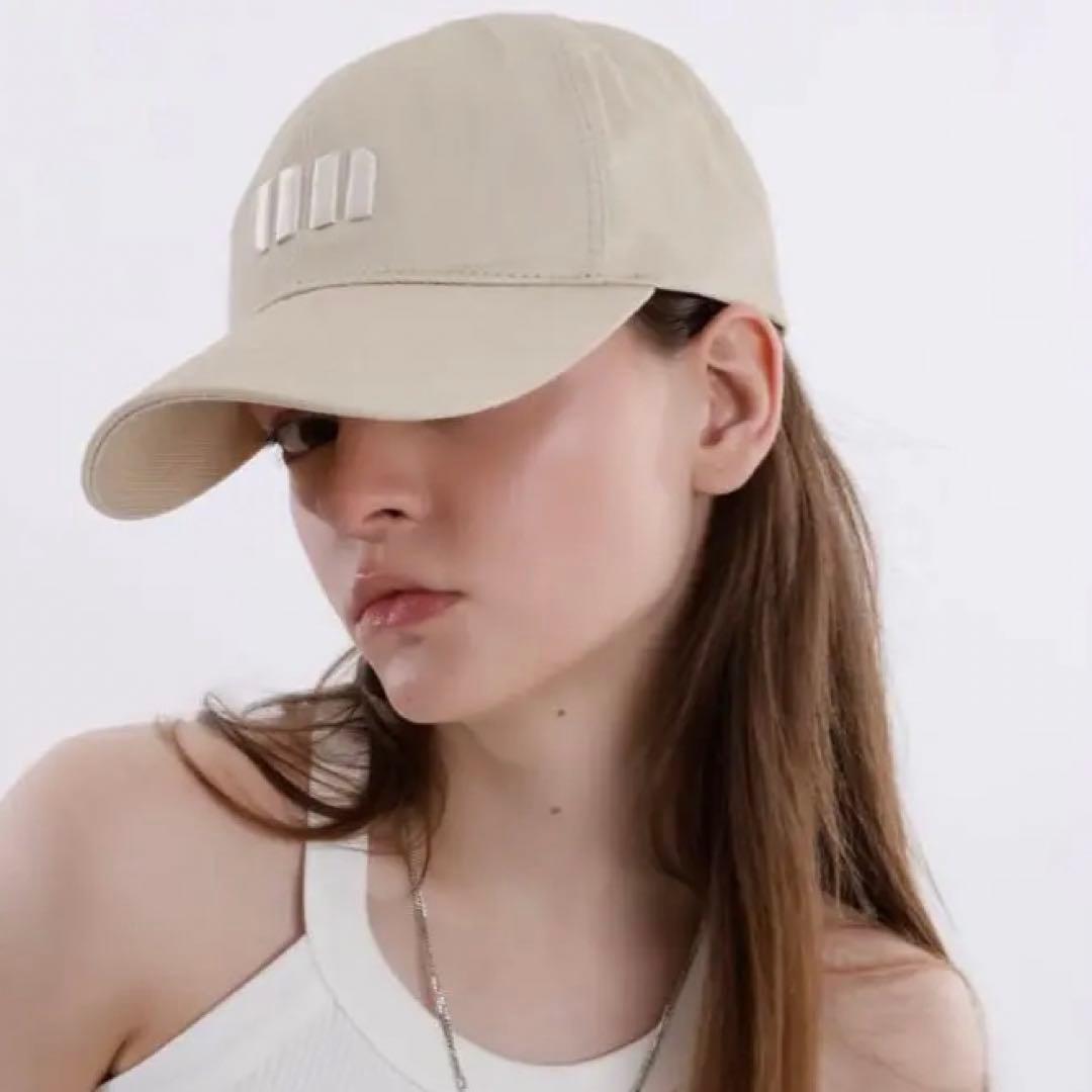 【unsually】ライトベージュcap