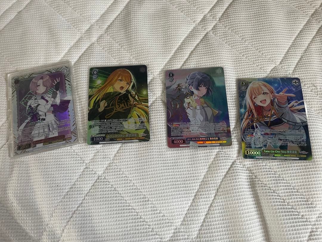 学園アイドルマスター　ヴァイスシュヴァルツ　sec sp 4枚セット ヴァイスシュヴァルツよりトライアルデッキ＆ブースターパック学園