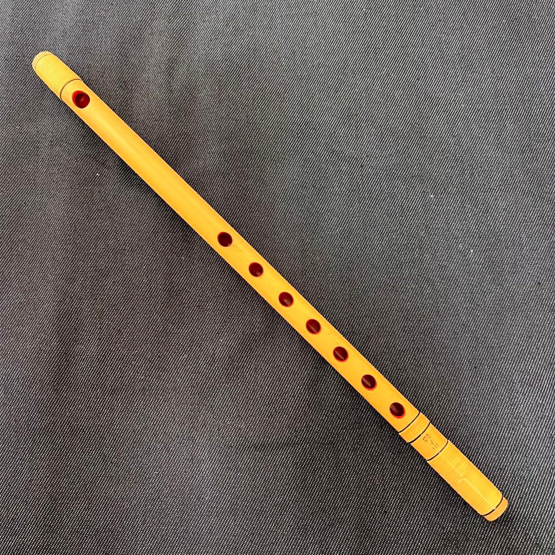 篠笛 獅子田 紫山 8本調子 古典調 天地籐巻