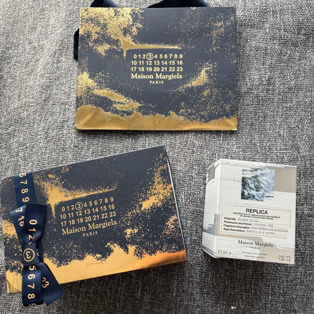 メゾンマルジェラ レプリカ キャンドル ウィンターストロール　限定 165g メゾン マルジェラ］レプリカ キャンドル ウィンターストロール［2024