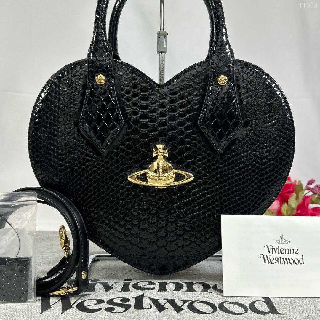 【極美品/付属品完備】ヴィヴィアンウエストウッド 2way ショルダーバッグ 黒