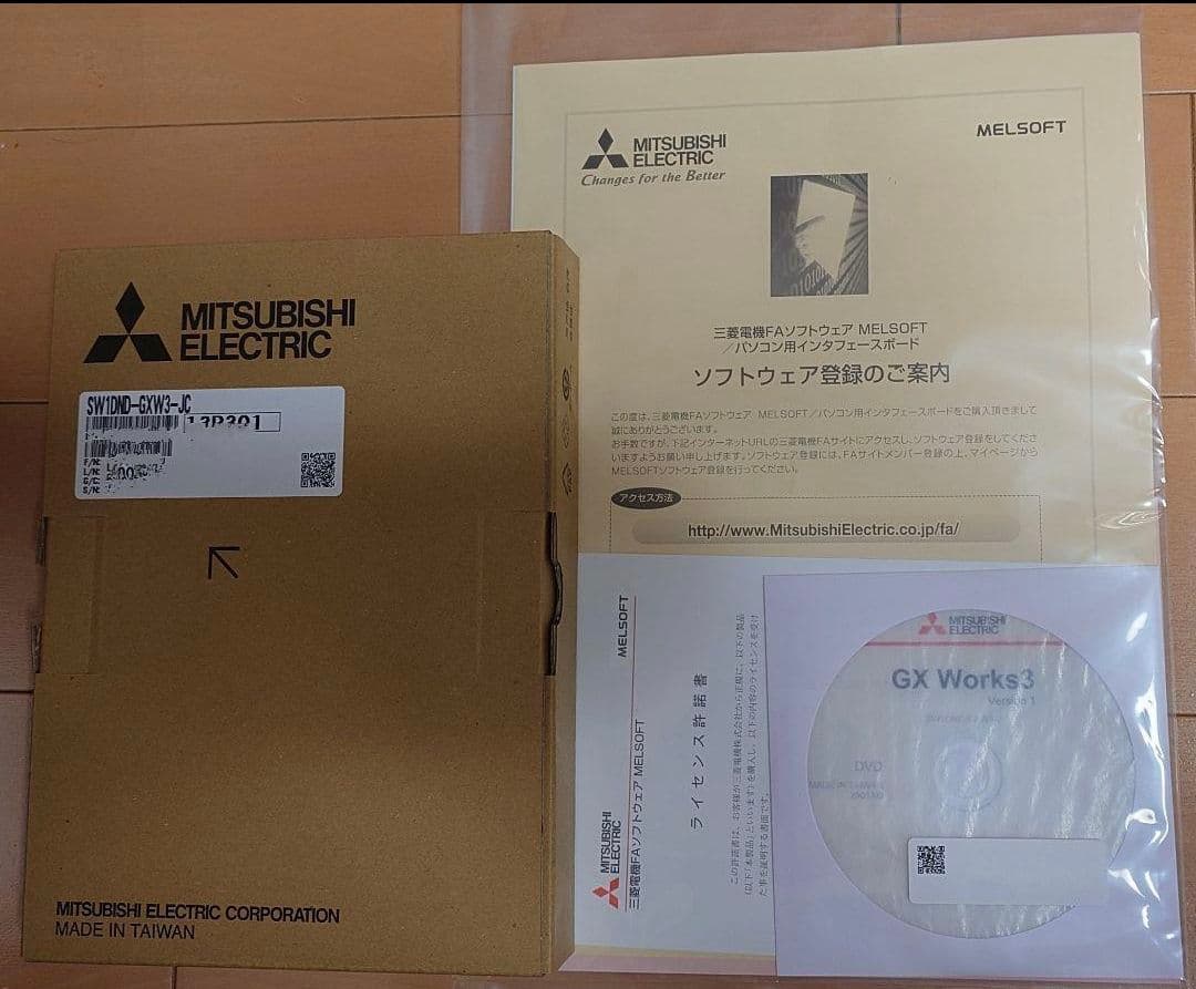三菱電機 GX Works3 SW1DND-GXW3-JC ライセンス未登録新品