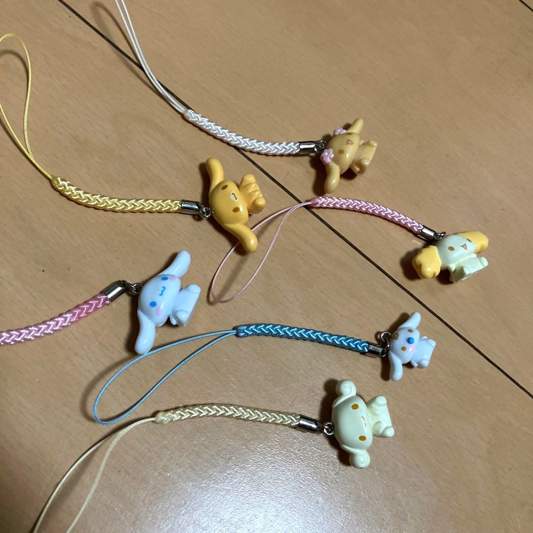 シナモンロール　ストラップ　6点セット