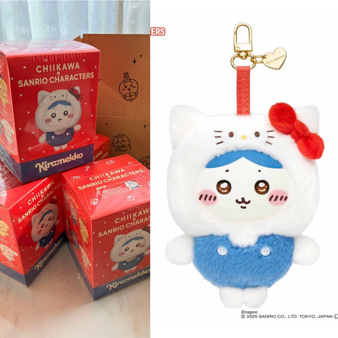 ちいかわ×サンリオ Kiramekko（ハチワレ×ハローキティ） きらめっこ