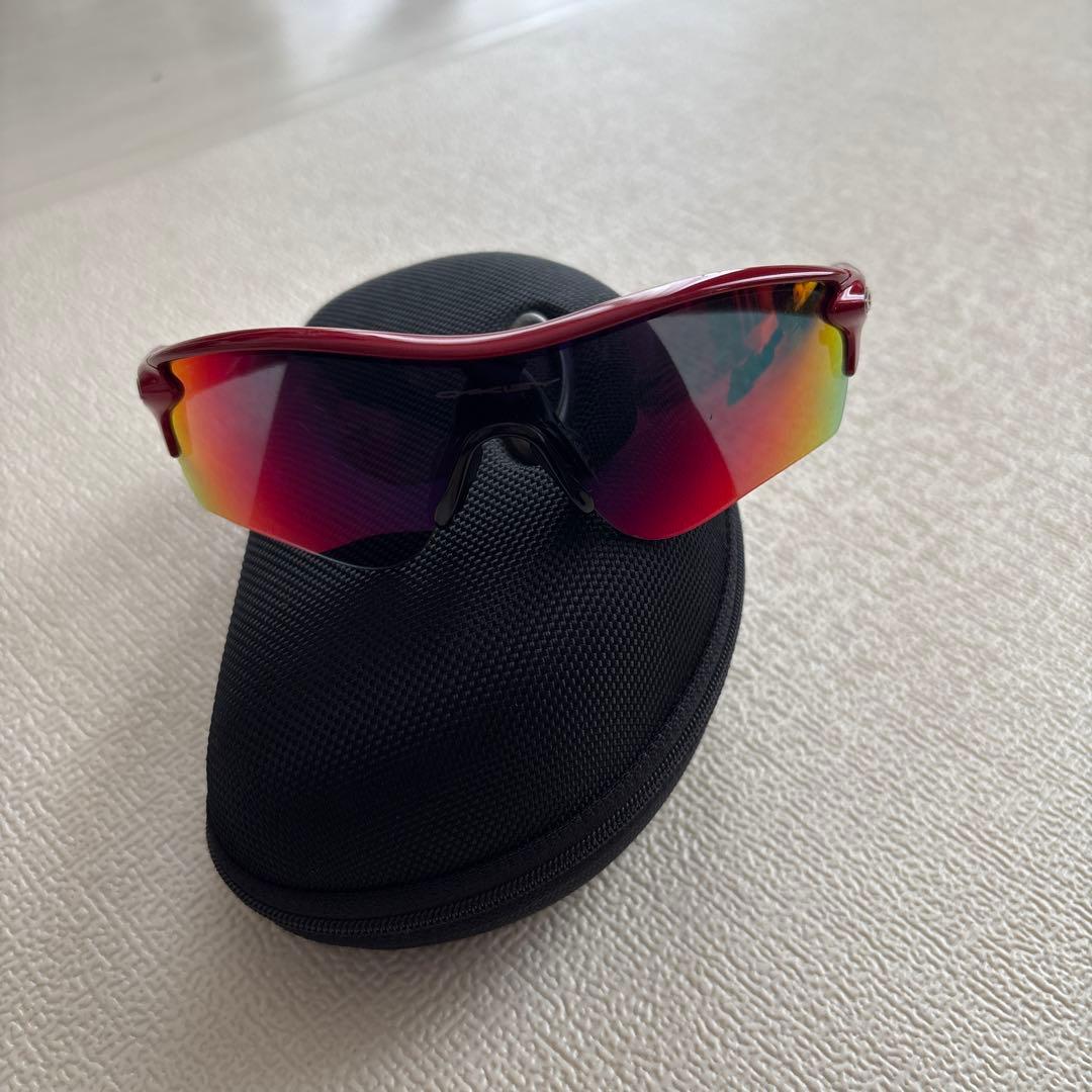 Oakley スポーツメガネ グラデーションレッドレンズ