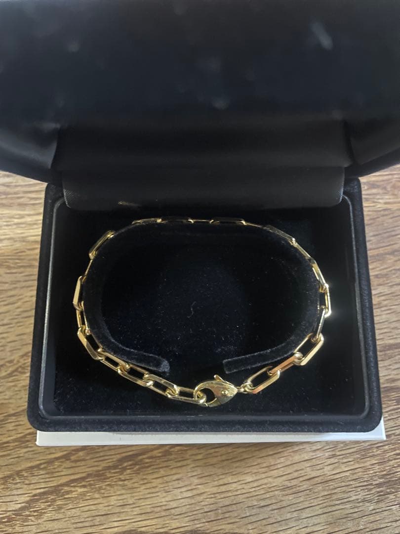 カットアズキ　ブレスレット　サントス　木谷貴金属　20CM K18 金