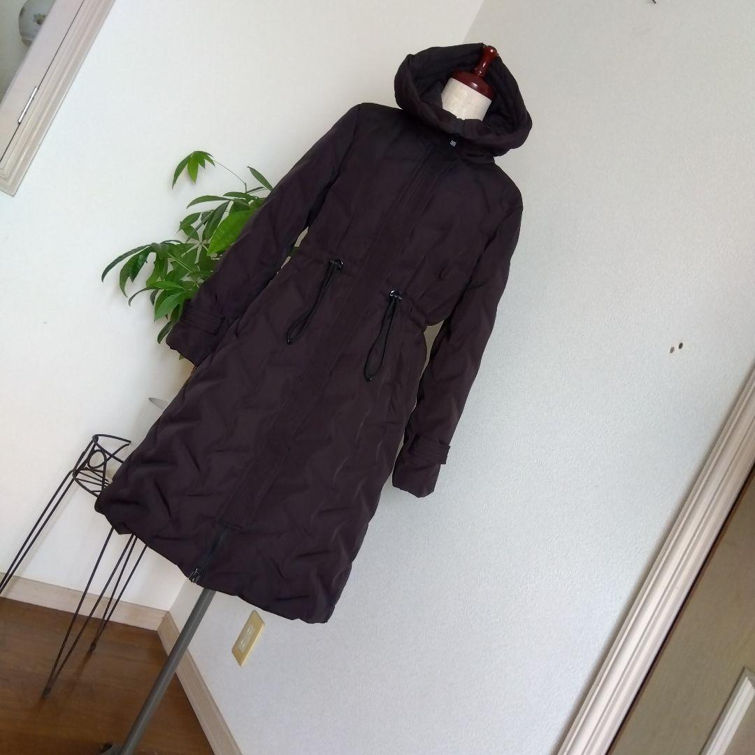 design aeraデザインアエラ　　ダウンロングコート　黒