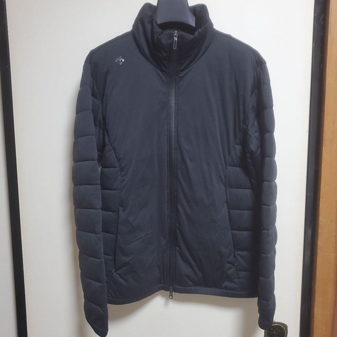 DESCENTE GOLF　中綿ジャケット　メンズOサイズ　ブラック　防寒