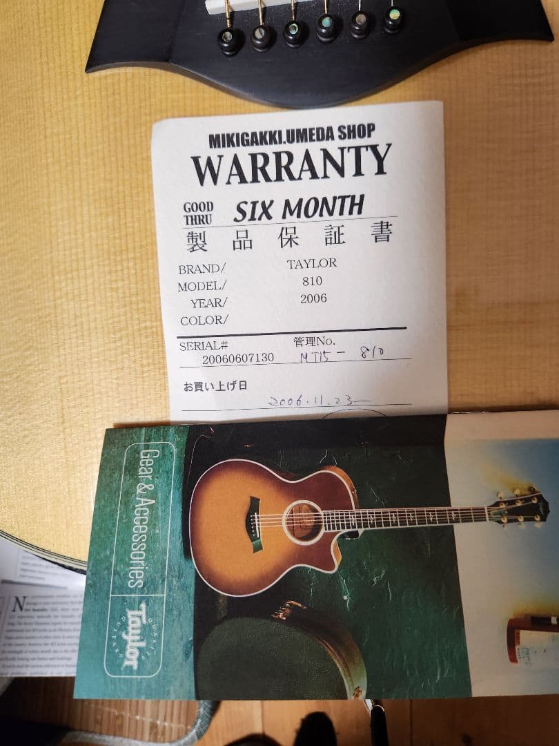 コブクロ 小渕健太郎さん愛用】Taylor 810 テイラー - メルカリ