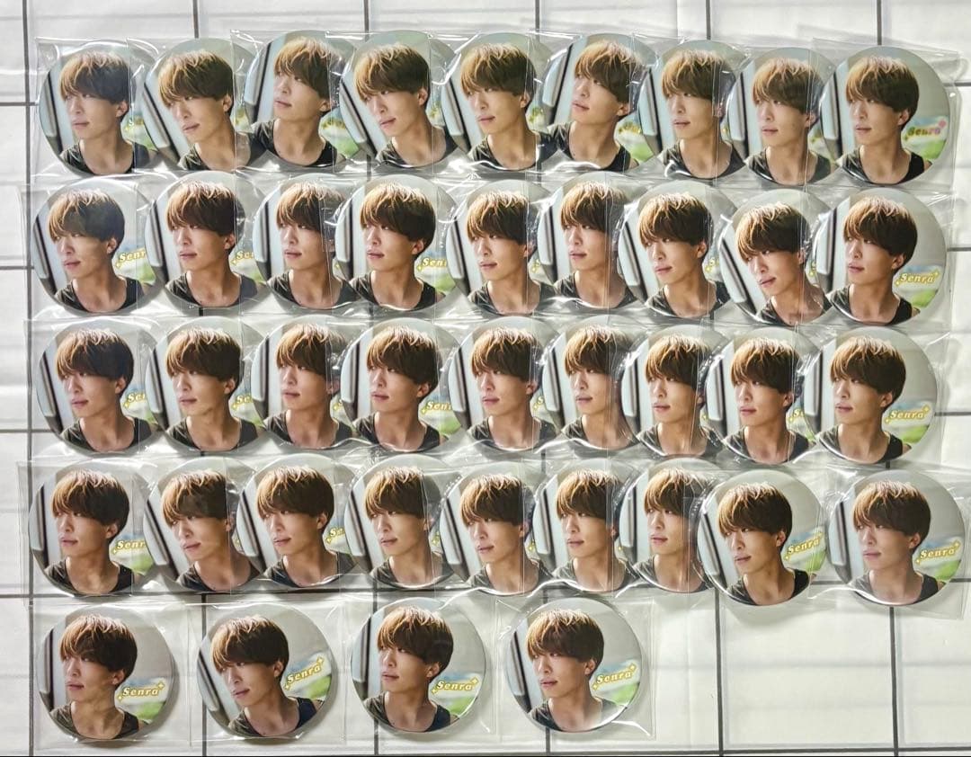 センラ ワンマン Brun 2025 センワン 実写 横向き 黄色 缶バッジ