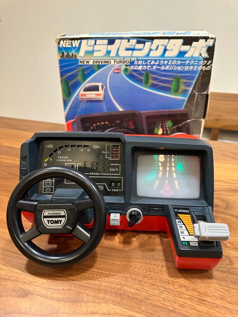 動作確認済】New ドライビングターボ TOMY ニュードライビングターボ