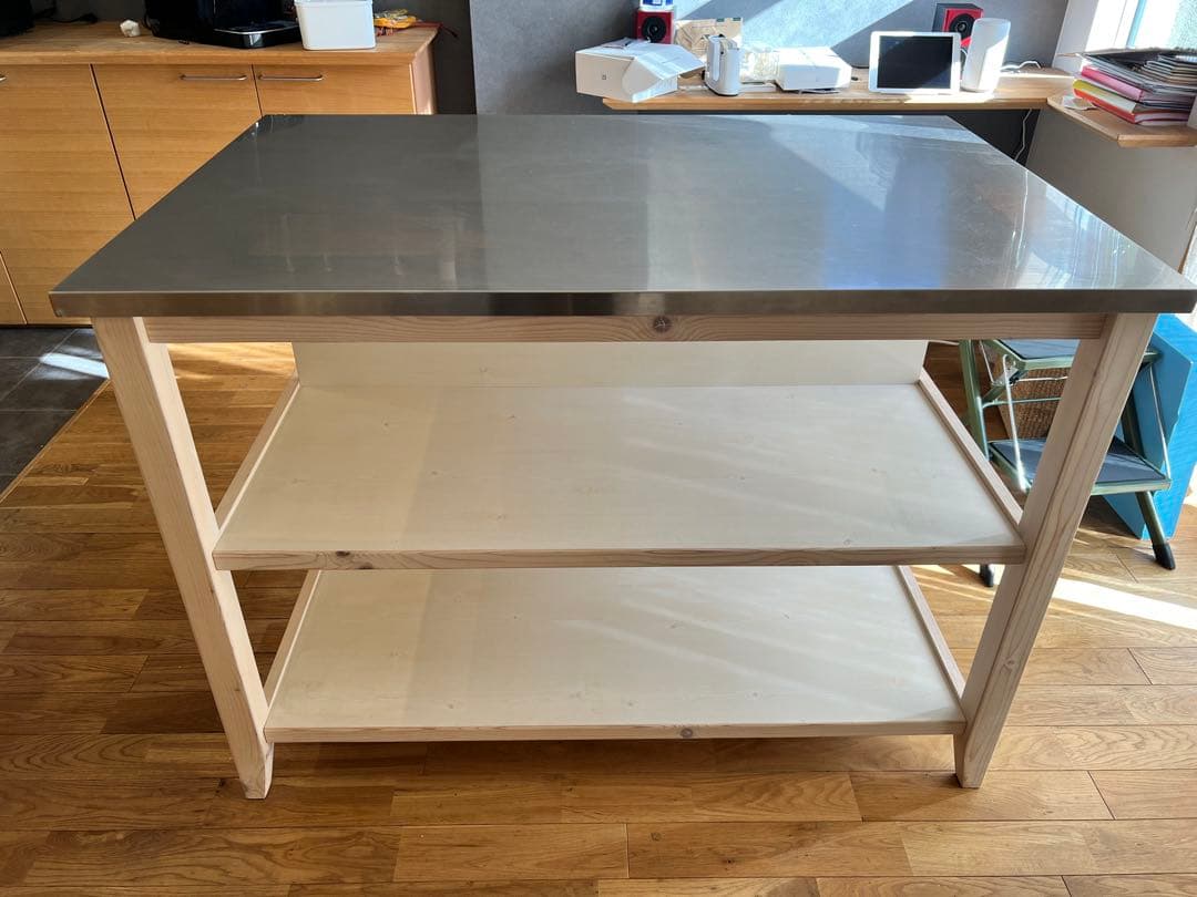 ワークテーブル ニトリ 作業台 シナモ NITORI カウンター　送料込み