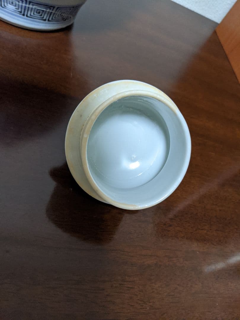 ⭐井伊直弼 超希少 藩窯 湖東焼 染付山水紋水注 江戸時代 彦根藩御用窯