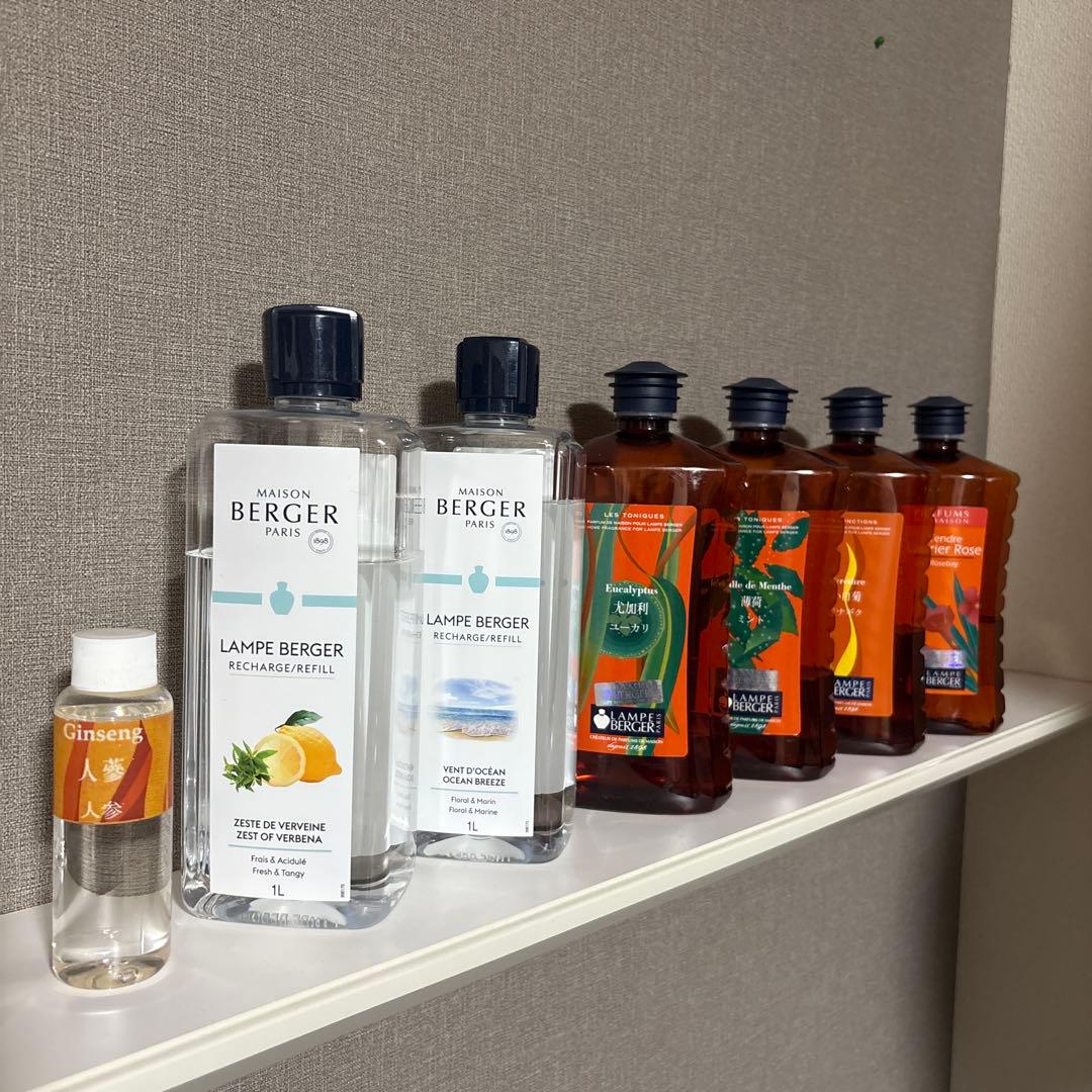 ランプベルジェ オイル ☻︎ 中古品 6本 ☻︎ おまけ付き