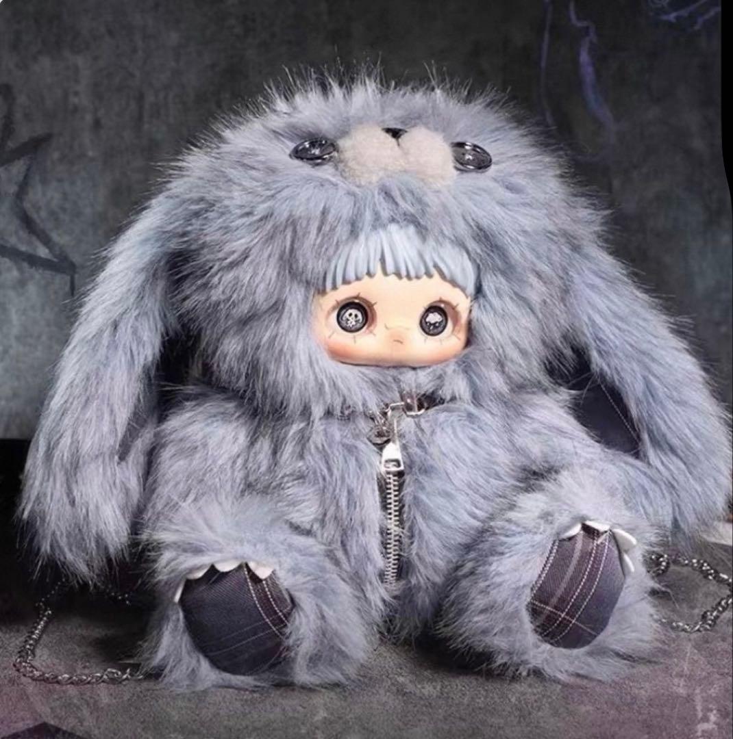 MayMei 反逆ぬいぐるみシリーズ 400％水色うさぎ リュック新品 未使用 Maymei 反逆ぬいぐるみシリーズ 400％ うさぎ バッグリュック メイメイ