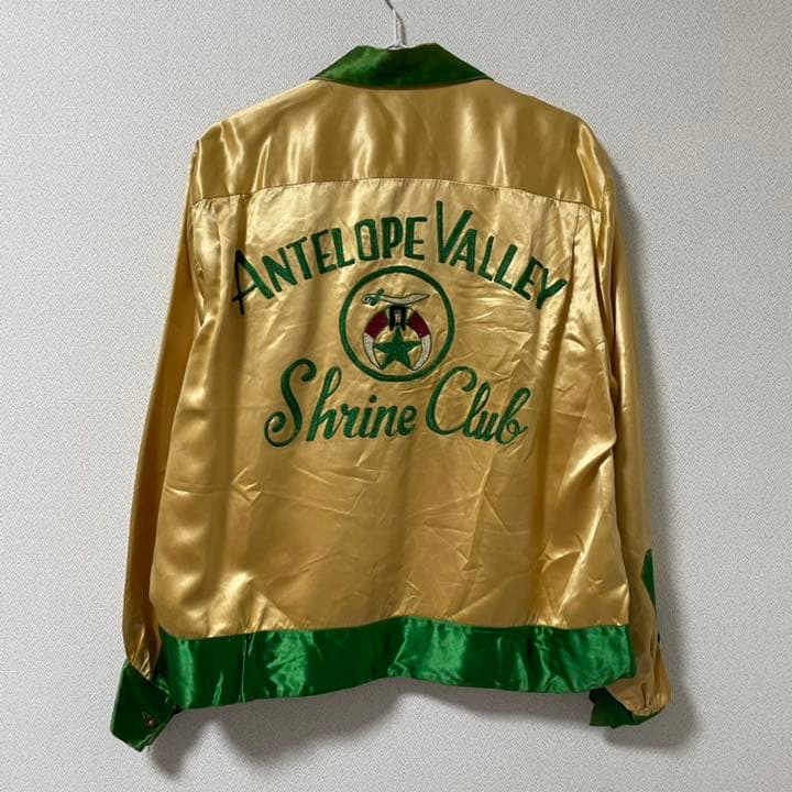 50s〜60s BOWLER'S フリーメイソン シュライナー サテンジャケット