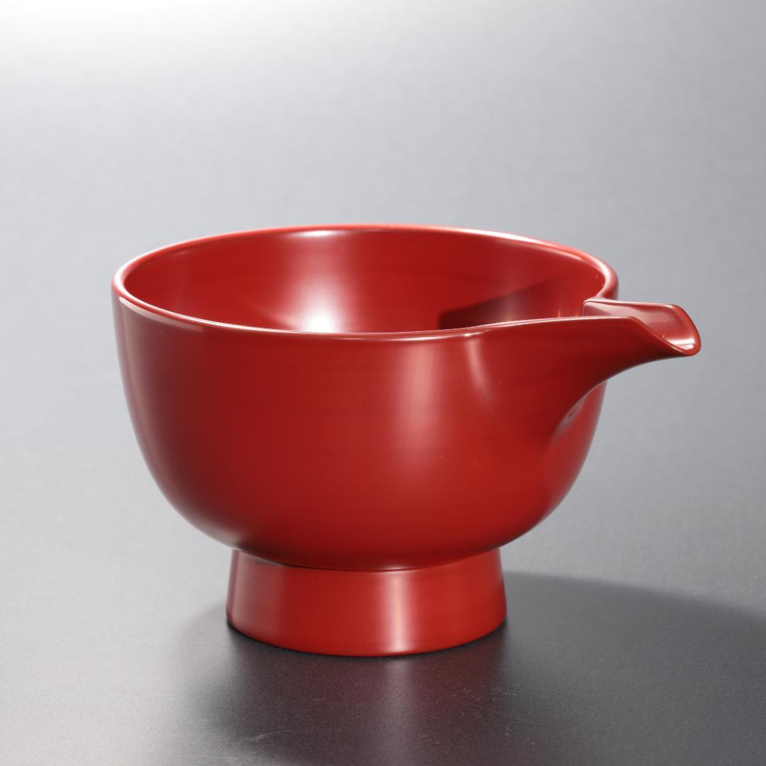 朱塗　片口　浄法寺漆器　酒器　美品　R1585N3