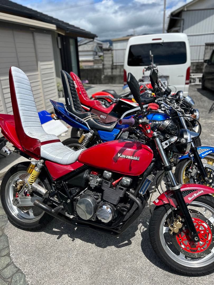 ゼファー400 三段シート c1 c2 c3 - メルカリ