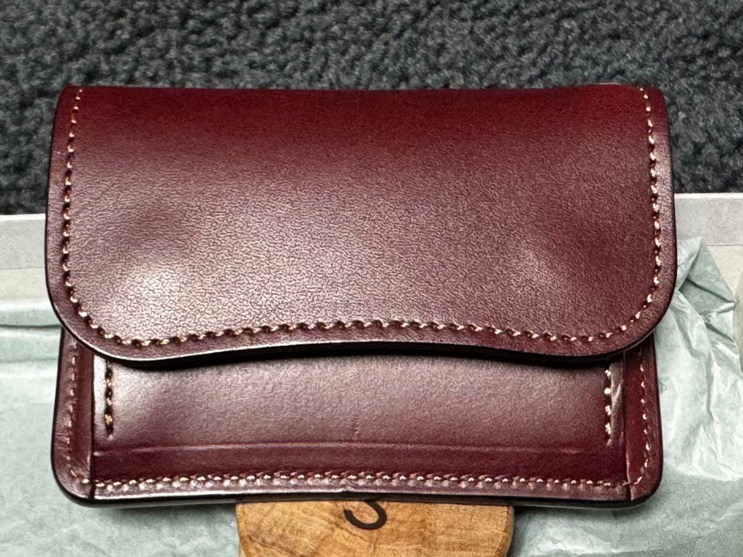 ワイルドスワンズ タング アイレット バーガンディ 美品イングリッシュブライドル