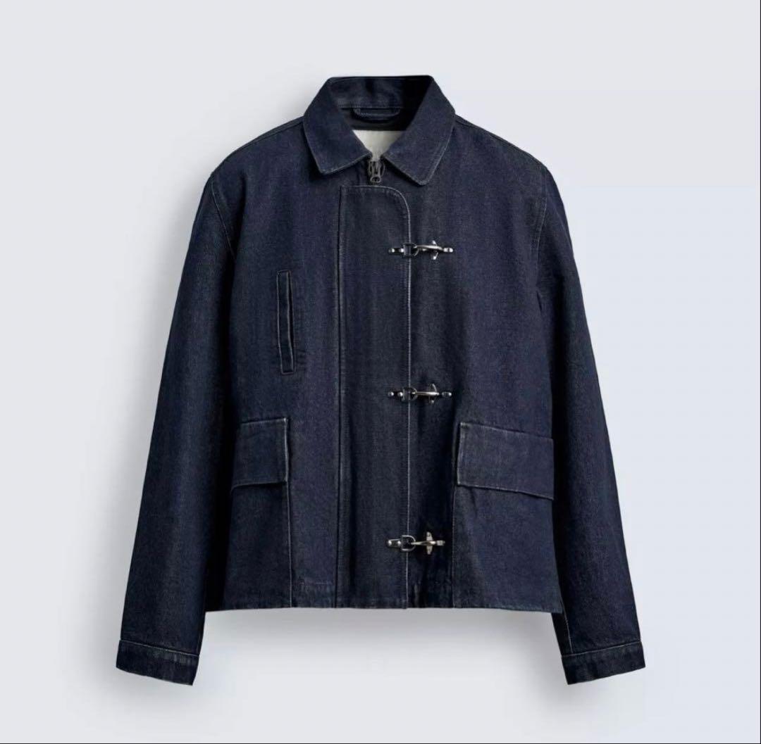 ZARA デニムトグルボタンジャケット m - メルカリ