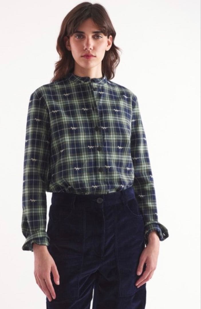 希少MAISON KITSUNÉ チェック柄シャツ 38