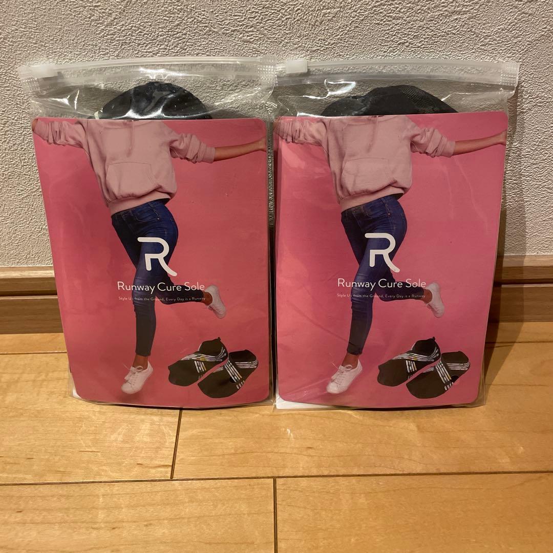 Runway Cure Sole 着圧ソックス Lサイズ 2セット