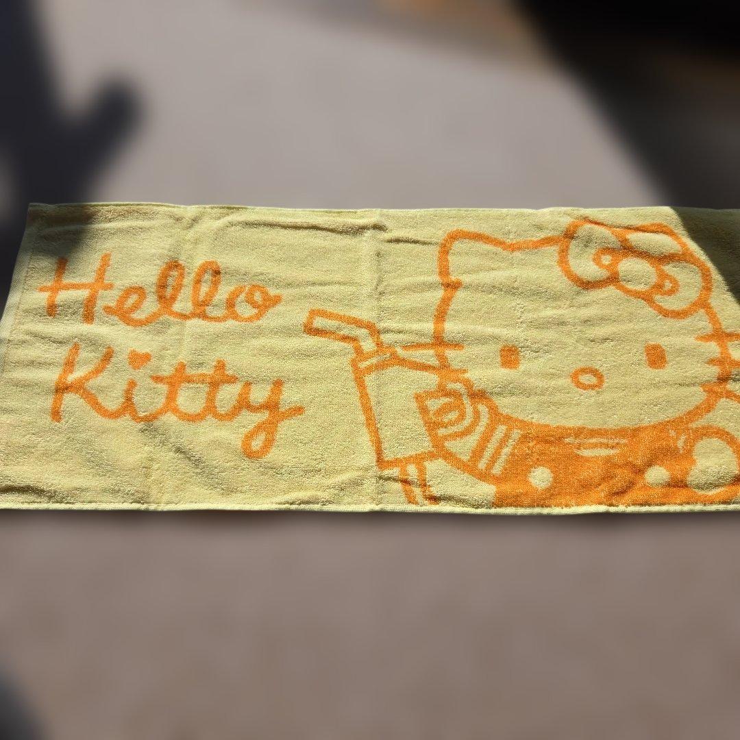 サンリオ キティ ハンカチタオル フェイスタオル 金沢限定 JRA非売品