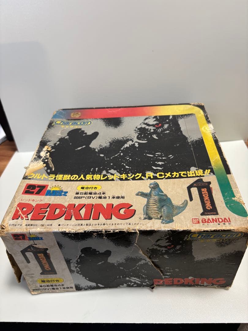 昭和レトロ43年前当時物1983年日本製キャラコンレッドキングRCメカジャンク品