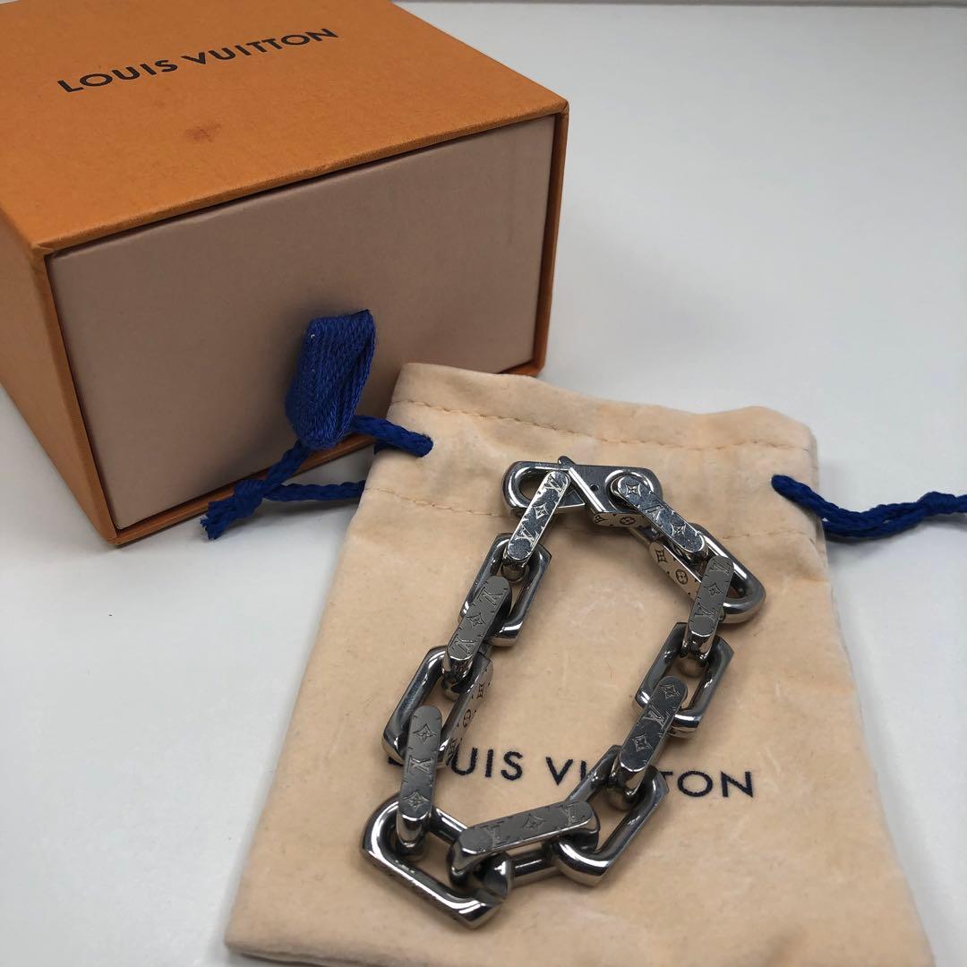 Louis Vuitton コリエ モノグラム チェーンブレスレットサイズM