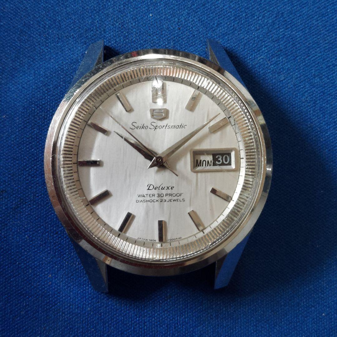 ジャンク品】 SEIKO 5 スポーツマチック デラックス 自動巻き メンズ
