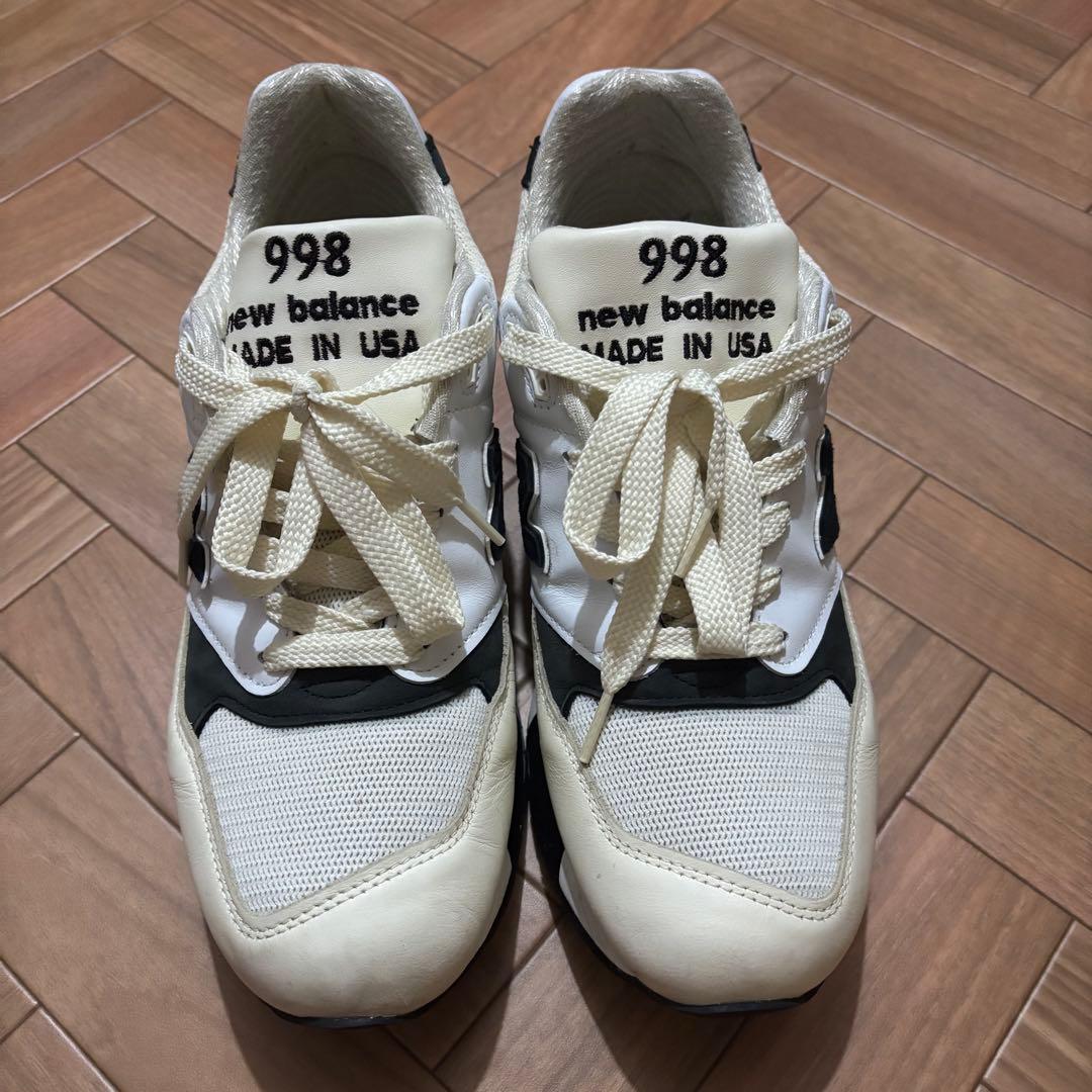 New Balance ニューバランス 998 白 黒 ホワイト ブラック