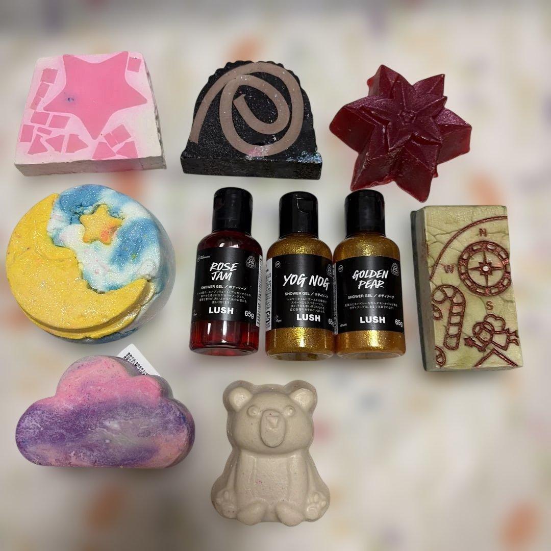 LUSH ボディソープ　シャワージェル　バブルバーセット/石鹸　クリスマス