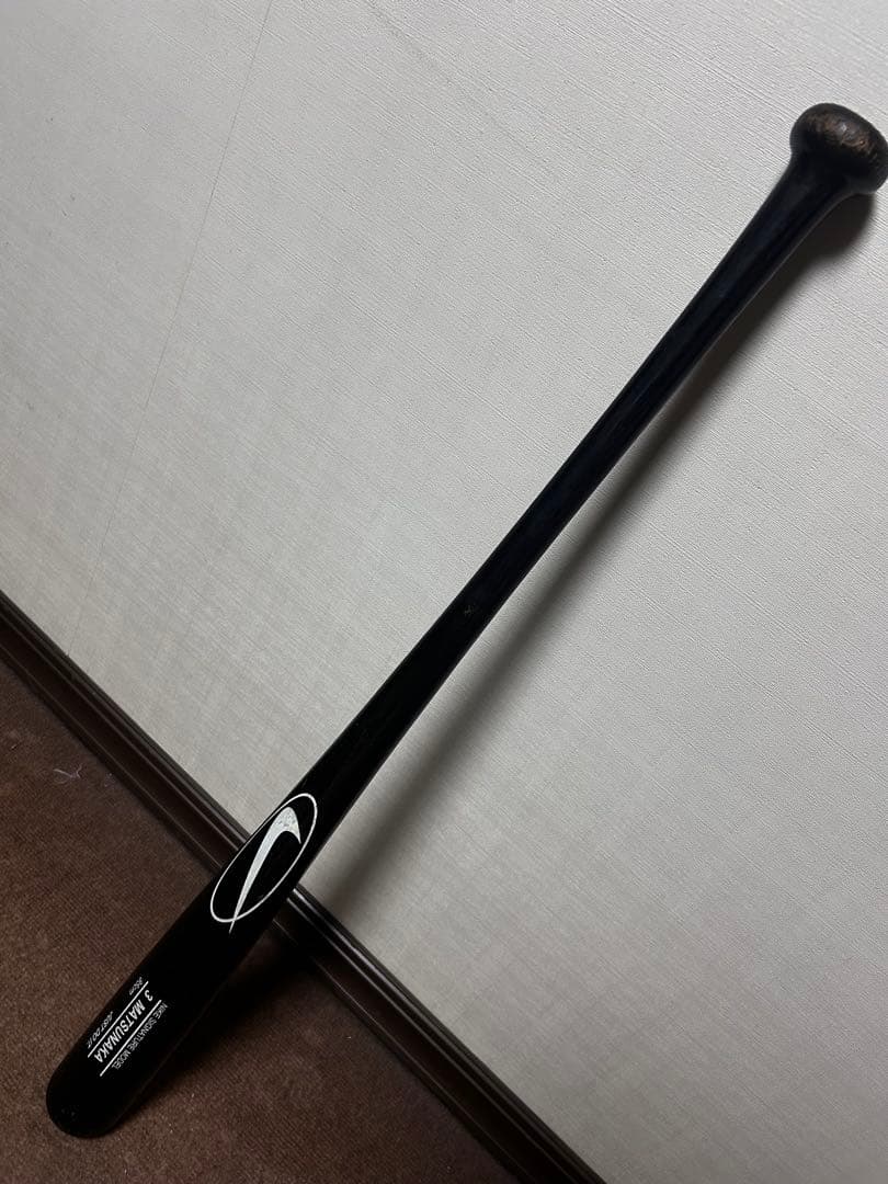 NIKE 松中信彦　軟式木製バット　85センチ　三冠王　ソフトバンク　中日コーチ 中日・松中信彦コーチ、今年の秋もマスコットバットで… | ドラ要素＠の