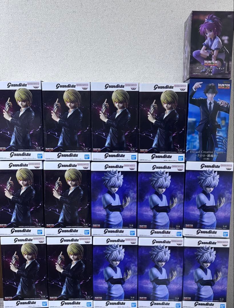 【新品未開封】H×H クラピカ キルア クロロ マチ フィギュア 16点セット