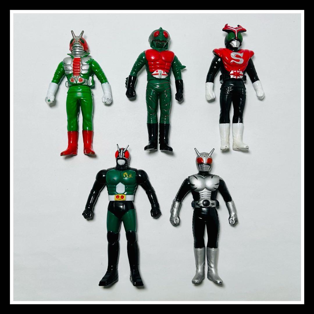 80年代当時物『仮面ライダー』食玩ソフビセット③ - メルカリ