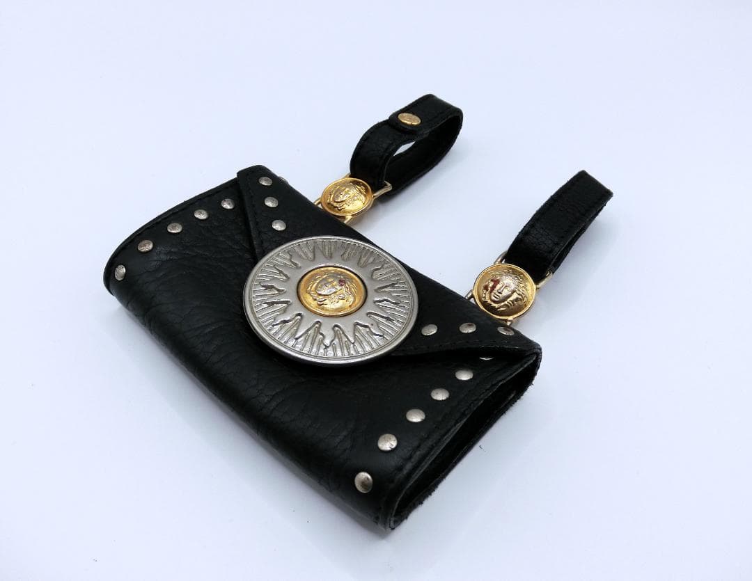 B ジャンニヴェルサーチ メデユーサ スタッズ ウエストポーチ