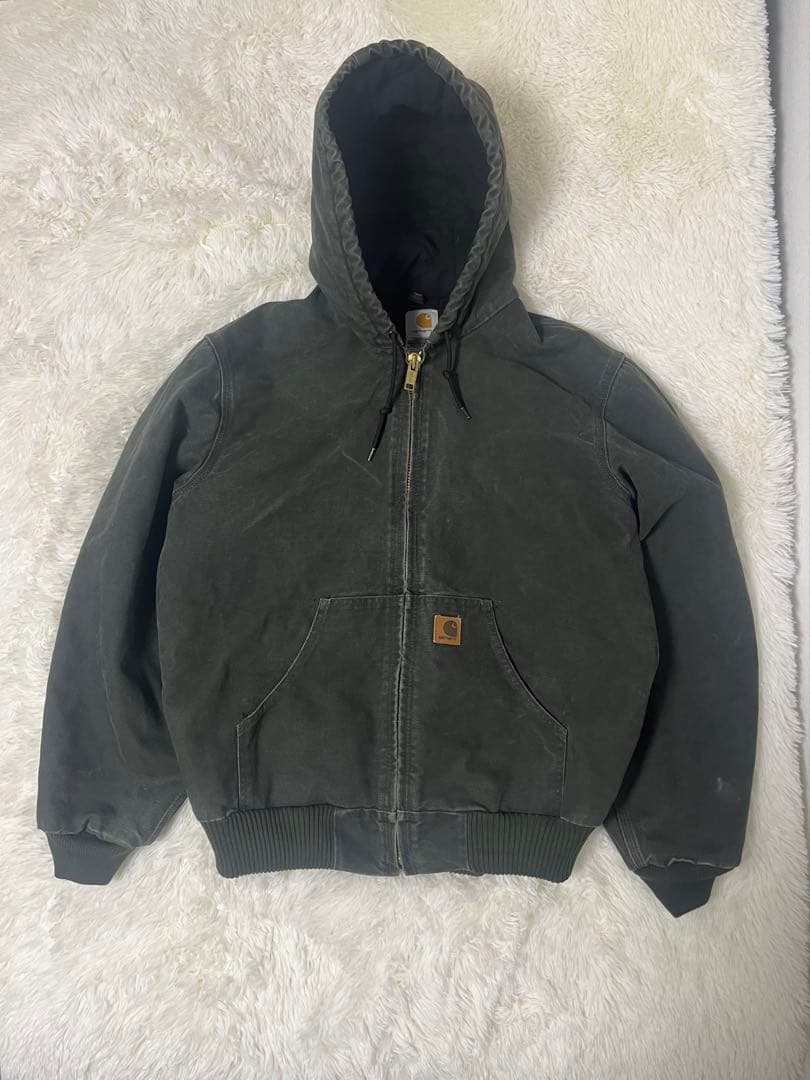 [美品] ゴールデンサイズ！　カーハート　アクティブジャケット　モスグリーン