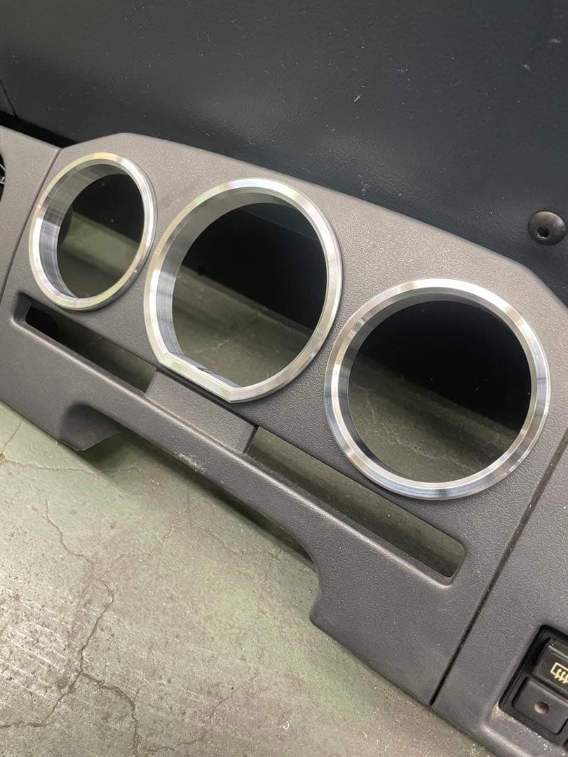 6ジムニーJA22 JA12 JB32 アルミ削り出し メーター エアコンリング