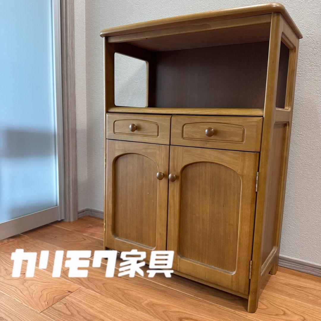 カリモク　飾り棚　花台　電話台　FAX台 GMHK400○karimoku / カリモク 電話台 FAX台 花台 飾り台 収納家具