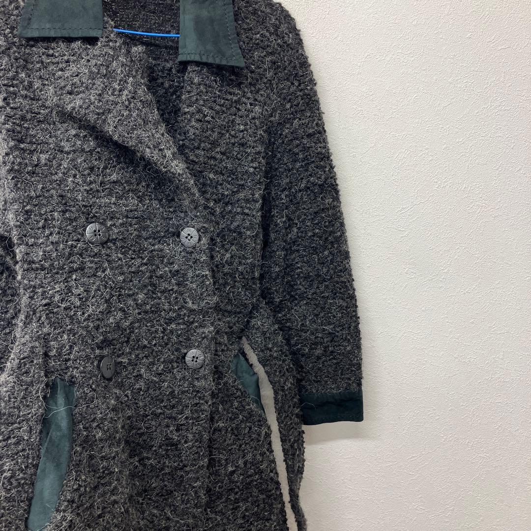 FENDI jeans ニットジャケット ニットコート レザー △1 - メルカリ