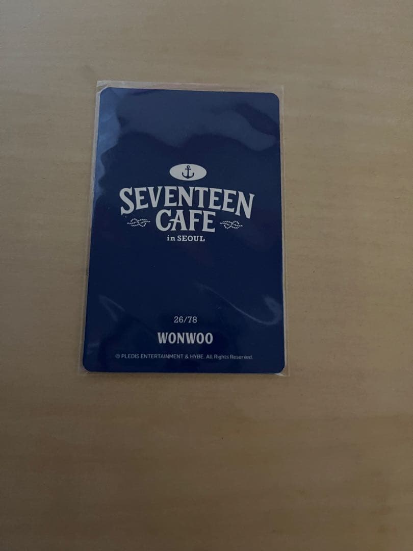SEVENTEEN cafe トレカ ウォヌ - メルカリ