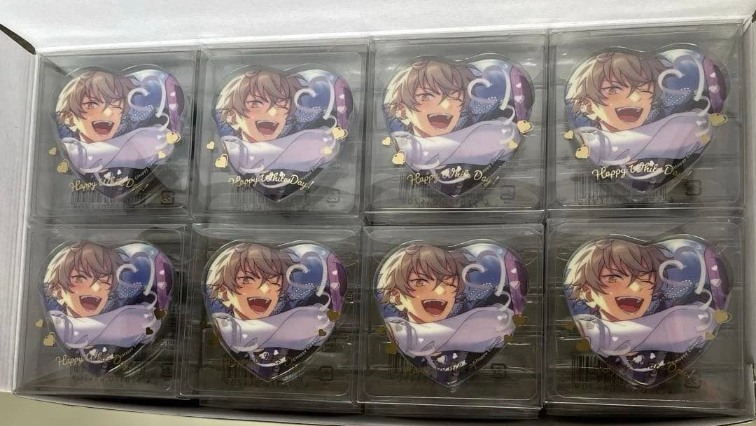 あんスタ 晃牙 缶バッジ ハンドBB ハート 40個