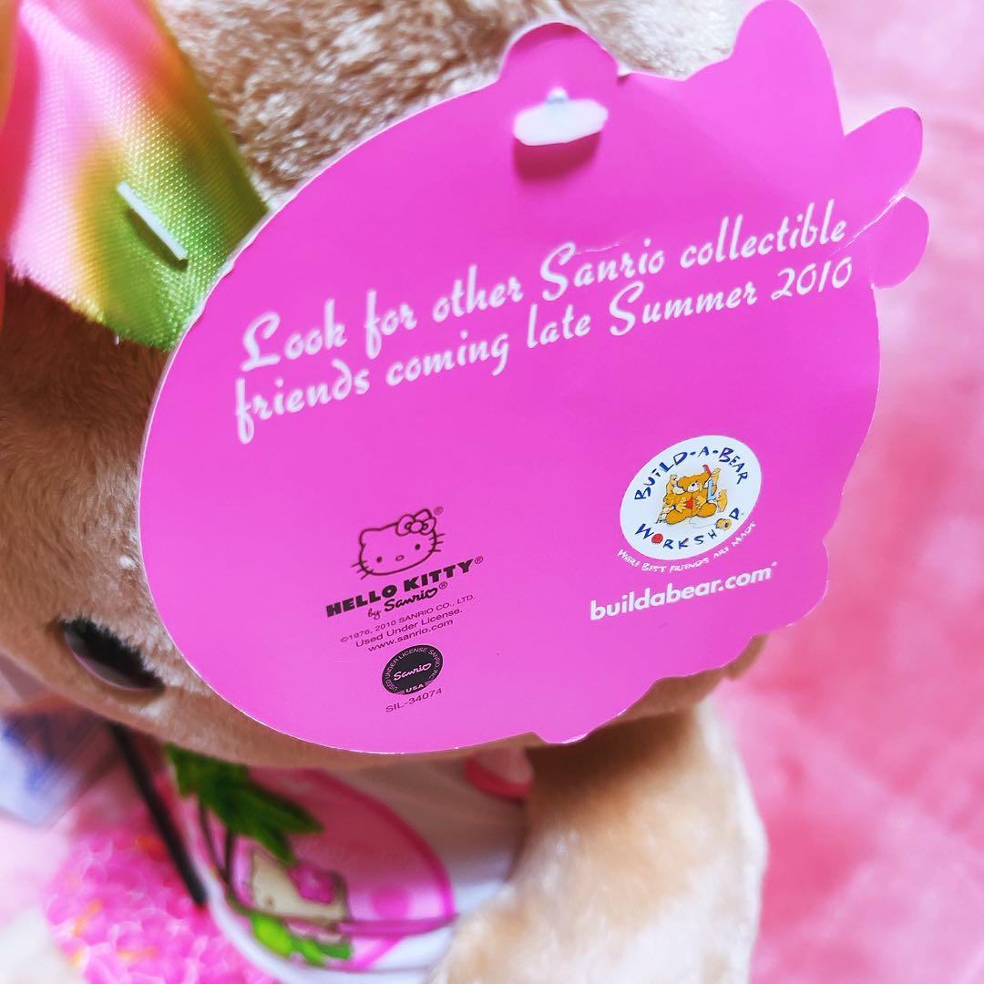 希少レア ハローキティ ビルドアベア ぬいぐるみ 日焼けキティ ハワイ