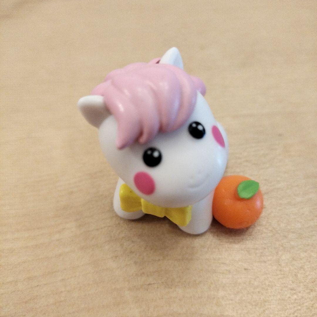 ユニコーンフィギュア オレンジ付き